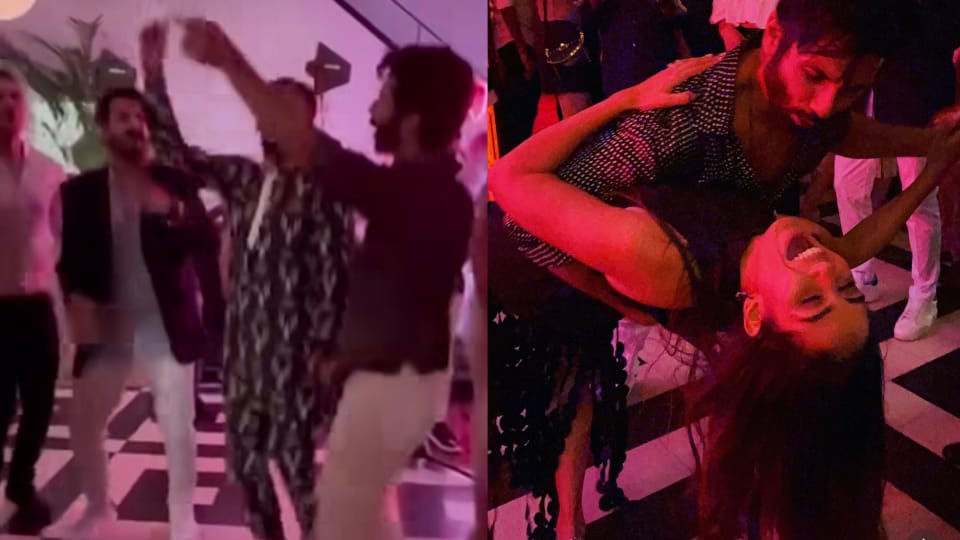 Shahid Kapoor and friends had a blast dancing at Mira Rajput’s birthday.