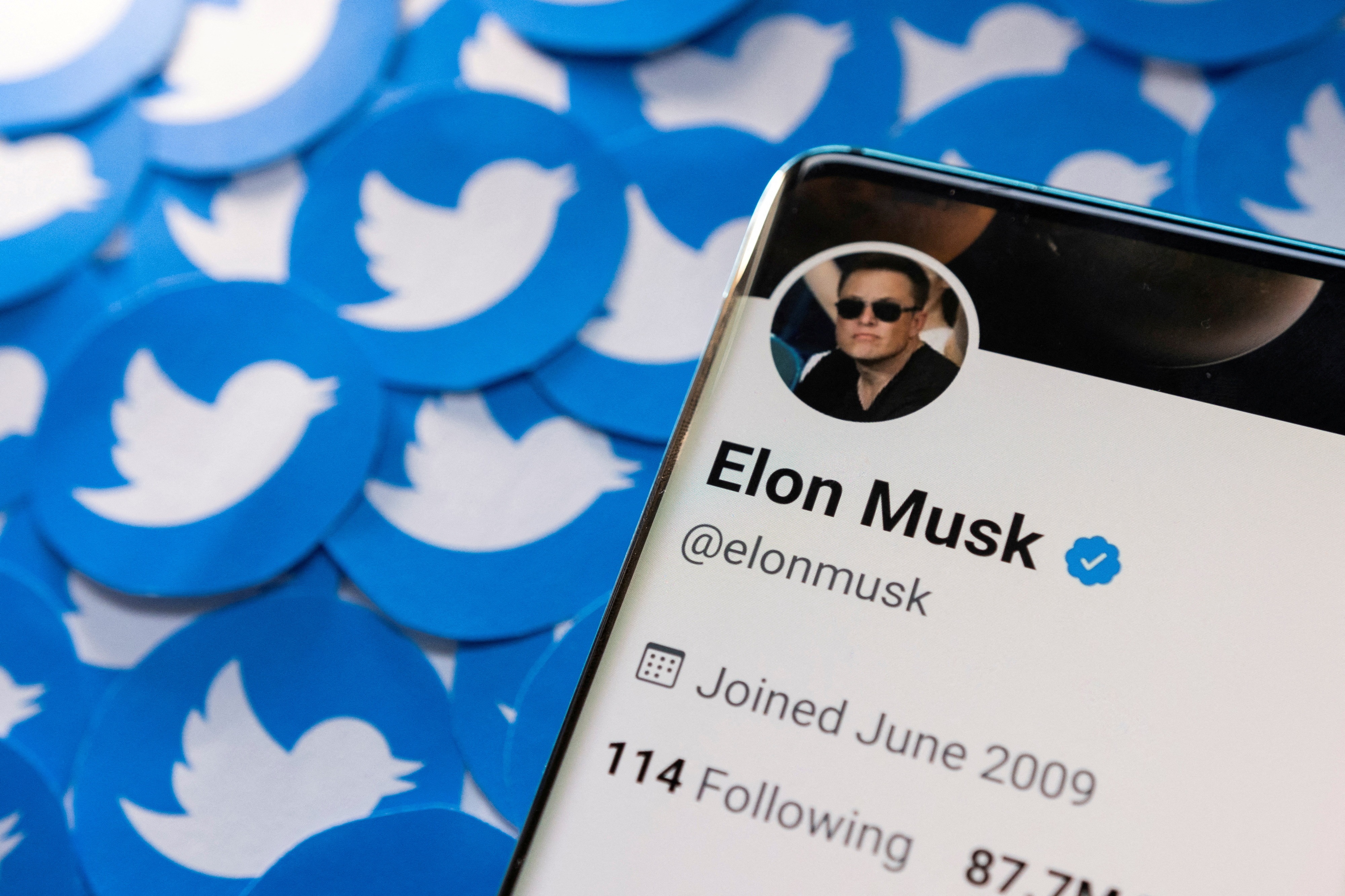 The letter to Musk's lawyers comes ahead of a special meeting on Tuesday, where Twitter shareholders will vote on the deal. (REUTERS)