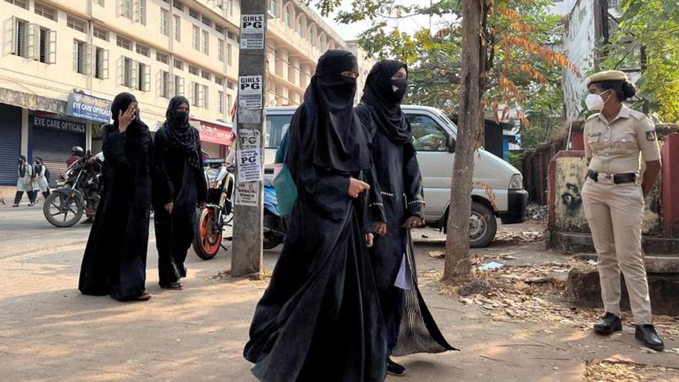 State education minister BC Nagesh said that the ban on wearing hijab in educational institutions in the state will remain for now. (REUTERS)