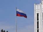Armenia-Azerbaijan Conflict: The Russian flag flies at the embassy's compound.