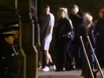 Queen Elizabeth II Passes Away: Police officers keep watch as people wait in line to pay their respects to Britain's Queen Elizabeth.