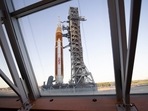 The Artemis I rocket. (Twitter @NASAhqphoto) The Artemis I rocket. (Twitter @NASAhqphoto)
