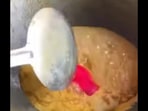 This is how raspberry ice-cream Maggi is prepared in this viral video. (Instagram/@radiokarohan) This is how raspberry ice-cream Maggi is prepared in this viral video. (Instagram/@radiokarohan)