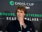 Alexander Zverev in a press conference