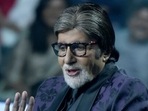 Amitabh Bachchan on the sets of Kaun Banega Crorepati 14. Amitabh Bachchan on the sets of Kaun Banega Crorepati 14.