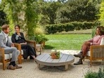Prince Harry and Meghan, The Duchess of Sussex, in conversation with Oprah Winfrey in 2019.(AP) Prince Harry and Meghan, The Duchess of Sussex, in conversation with Oprah Winfrey in 2019.(AP)
