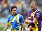 Sachin Tendulkar and Shane Warne (right) Sachin Tendulkar and Shane Warne (right)