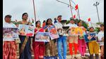 Members of Namami Gange celebrate the court’s order in Gyanvapi case. (Sourced) Members of Namami Gange celebrate the court’s order in Gyanvapi case. (Sourced)