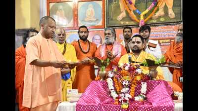 Chief minister Yogi Adityanath offering prayers at the Gorakhnath temple in Gorakhpur on Tuesday. (Sourced) Chief minister Yogi Adityanath offering prayers at the Gorakhnath temple in Gorakhpur on Tuesday. (Sourced)