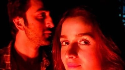 Alia Bhatt and Ranbir Kapoor in Brahmastra. Alia Bhatt and Ranbir Kapoor in Brahmastra. 