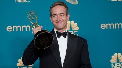 Matthew Macfadyen poses in the press room at the 74th Primetime Emmy Awards on Monday. (Jae C. Hong/Invision/AP) Matthew Macfadyen poses in the press room at the 74th Primetime Emmy Awards on Monday. (Jae C. Hong/Invision/AP)