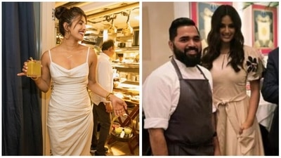 Priyanka Chopra's Sona restaurant was visited by Harnaaz Sandhu.