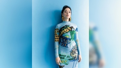 This signature HUEMN silhouette features a turtleneck and an open back in 100% cotton hosiery that hugs and moulds around the curves in a stretchable knit. (Instagram/@tamannaahspeaks) This signature HUEMN silhouette features a turtleneck and an open back in 100% cotton hosiery that hugs and moulds around the curves in a stretchable knit. (Instagram/@tamannaahspeaks)