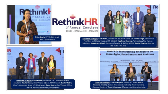 The conclave focused on the role of technology and human capital and the need to start delivering employee experience, with the employee at the center of this ecosystem.