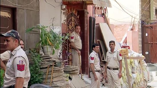 National Investigation Agency (NIA) carried out searches at residence of gangster Neeraj Bawana in Bawana village in the rorth-west district on Monday. (ANI File Photo)