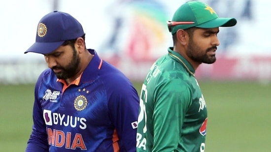 India's skipper Rohit Sharma and Pakistan's Skipper Babar Azam during the Asia Cup 2022(ANI) India's skipper Rohit Sharma and Pakistan's Skipper Babar Azam during the Asia Cup 2022(ANI)