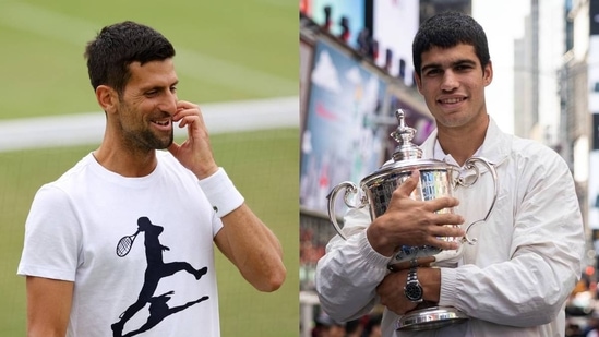 Alcaraz receives epic message from Novak Djokovic after historic US ...