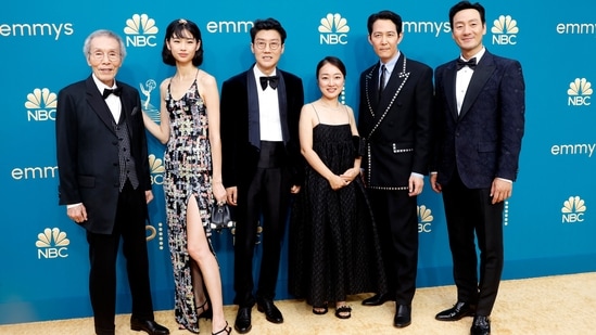 Emmys 2022: Squid Game cast attend the Emmy Awards 2022, Jung Ho yeon and  Lee Jung jae steal the show. All pics