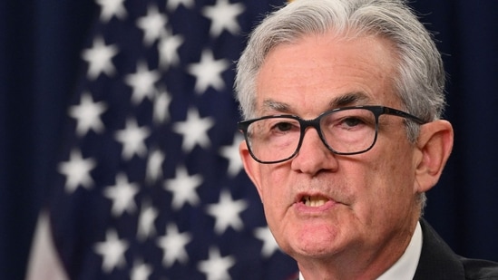 Federal Reserve Board Chairman Jerome Powell said last week that the central bank will act “forthrightly” to achieve price stability, and some policy makers voiced support for another historically large rate hike.(AFP) Federal Reserve Board Chairman Jerome Powell said last week that the central bank will act “forthrightly” to achieve price stability, and some policy makers voiced support for another historically large rate hike.(AFP)