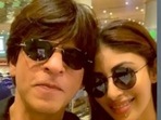 Mouni Roy and Shah Rukh featured in Brahmastra. Mouni Roy and Shah Rukh featured in Brahmastra.