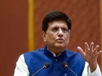 Union Minister for Commerce & Industry, Consumer Affairs, Food & Public Distribution and Textiles Piyush Goyal addresses the Board of Trade meeting, in New Delhi. Union Minister for Commerce & Industry, Consumer Affairs, Food & Public Distribution and Textiles Piyush Goyal addresses the Board of Trade meeting, in New Delhi. 