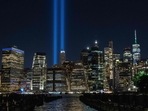 The annual 'Tribute in Light' on the World Trade Center shines within lower Manhattan's skyline in New York.(AFP ) The annual 'Tribute in Light' on the World Trade Center shines within lower Manhattan's skyline in New York.(AFP )