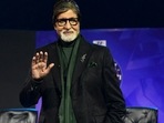 Amitabh Bachchan at the launch of Kaun Banega Crorepati season 14 on August 3. (AFP)(AFP) Amitabh Bachchan at the launch of Kaun Banega Crorepati season 14 on August 3. (AFP)(AFP)
