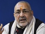 Giriraj Singh slams Bihar govt over Begusarai firing(PTI) Giriraj Singh slams Bihar govt over Begusarai firing(PTI)