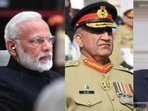 Prime Minister Narendra Modi (L), Pakistan's General Qamar Javed Bajwa (C)and US President Joe Biden (R). Prime Minister Narendra Modi (L), Pakistan's General Qamar Javed Bajwa (C)and US President Joe Biden (R).