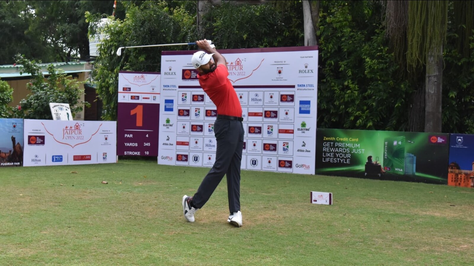 Round 1 of Jaipur Open Golf meet Chandigarh’s Abhijit leads with eight