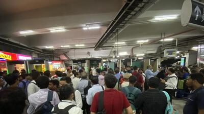 While some passengers started opting for alternate modes of transport, others approached the ticket counters for a refund. (HT Photo) While some passengers started opting for alternate modes of transport, others approached the ticket counters for a refund. (HT Photo)