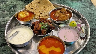 Pandhra Rassa: 'Pandhra' means white and 'rassa' means curry. It is made with mutton broth, coconut milk, coconut-sesame seeds-poppy seeds paste and few spices. You can have this with tambda rassa, bhakri, and rice. (Instagram/@that_foodie_boy) Pandhra Rassa: 'Pandhra' means white and 'rassa' means curry. It is made with mutton broth, coconut milk, coconut-sesame seeds-poppy seeds paste and few spices. You can have this with tambda rassa, bhakri, and rice. (Instagram/@that_foodie_boy)