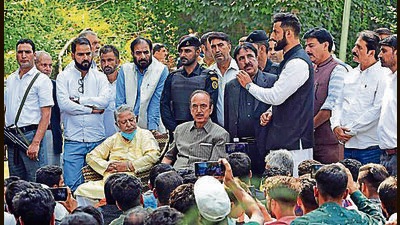 Former Congress leader Ghulam Nabi Azad on Wednesday said Article 370 was not an obstacle in the development of Jammu and Kashmir, and claimed that the erstwhile state had performed better that national average on 30 indices. (ANI) Former Congress leader Ghulam Nabi Azad on Wednesday said Article 370 was not an obstacle in the development of Jammu and Kashmir, and claimed that the erstwhile state had performed better that national average on 30 indices. (ANI)