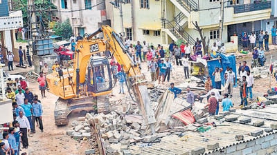 The Bruhat Bengaluru Mahanagara Palike has identified at least 15 encroachments by various builders and IT parks in Mahadevapura zone. (PTI) The Bruhat Bengaluru Mahanagara Palike has identified at least 15 encroachments by various builders and IT parks in Mahadevapura zone. (PTI)