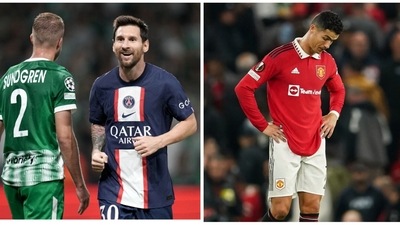 Messi scripted history by breaking Ronaldo's record on matchday 2 of the UEFA Champions League (AP) Messi scripted history by breaking Ronaldo's record on matchday 2 of the UEFA Champions League (AP)