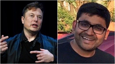 Elon Musk and Twitter CEO Parag Agrawal. Elon Musk and Twitter CEO Parag Agrawal.