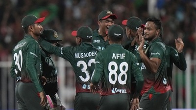 Bangladesh were knocked out in the group stage of the Asia Cup (AP)