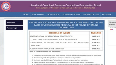JCECEB 2022 counselling process begins for JEE Main candidates JCECEB 2022 counselling process begins for JEE Main candidates