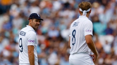 &nbsp;England's James Anderson and Stuart Broad (Action Images via Reuters)