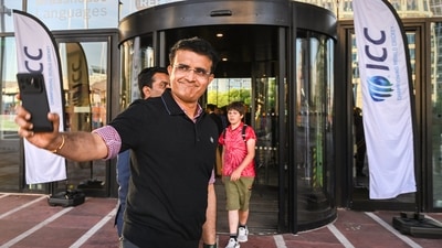 BCCI president Sourav Ganguly ahead of the ICC Board meeting (PTI) BCCI president Sourav Ganguly ahead of the ICC Board meeting (PTI)