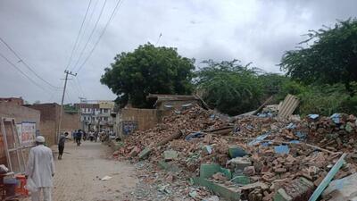 Properties of gangster demolished Faridabad Properties of gangster demolished Faridabad