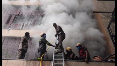 The fire at Levana Suites in Lucknow had claimed four lives. (File Photo) The fire at Levana Suites in Lucknow had claimed four lives. (File Photo)
