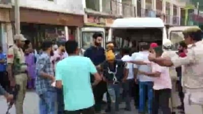 People injured in minibus accident being shifted to a hospital in Mandi. People injured in minibus accident being shifted to a hospital in Mandi.