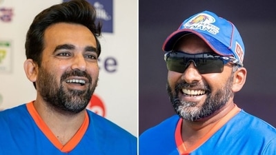 Zaheer Khan and Mahela Jayawardene (Mumbai Indians)