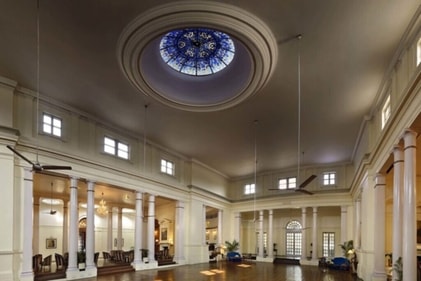 The ballroom at Delhi Gymkhana Club boasts of high ceilings. (All photos: Delhi Gymkhana Club website) The ballroom at Delhi Gymkhana Club boasts of high ceilings. (All photos: Delhi Gymkhana Club website)