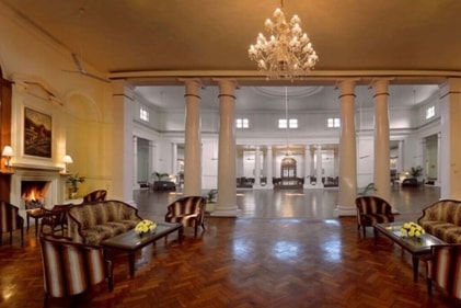 One of the sitting areas inside Delhi Gymkhana Club. One of the sitting areas inside Delhi Gymkhana Club.