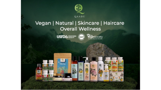 Qaadu, a premium brand specializing in plant-based cruelty-free beauty and wellness products