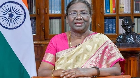 Queen Elizabeth II's funeral: President Droupadi Murmu will attend the Queen's funeral. (PTI) Queen Elizabeth II's funeral: President Droupadi Murmu will attend the Queen's funeral. (PTI)