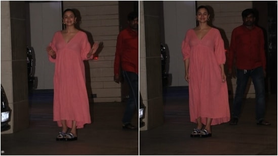 Alia bhatt long outlet dress