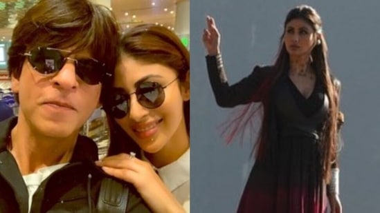 Mouni Roy and Shah Rukh featured in Brahmastra.